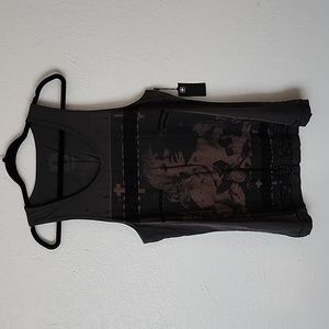 NWT 2NDSUNDAY Distress Tank Top Size L